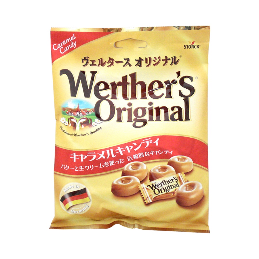 自营morinaga 森永制果 werther"s original 焦糖奶糖 袋装 80g