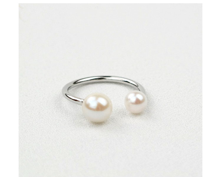 宇和海真珠 雙子星雙珠AKOYA可調式戒指 50g