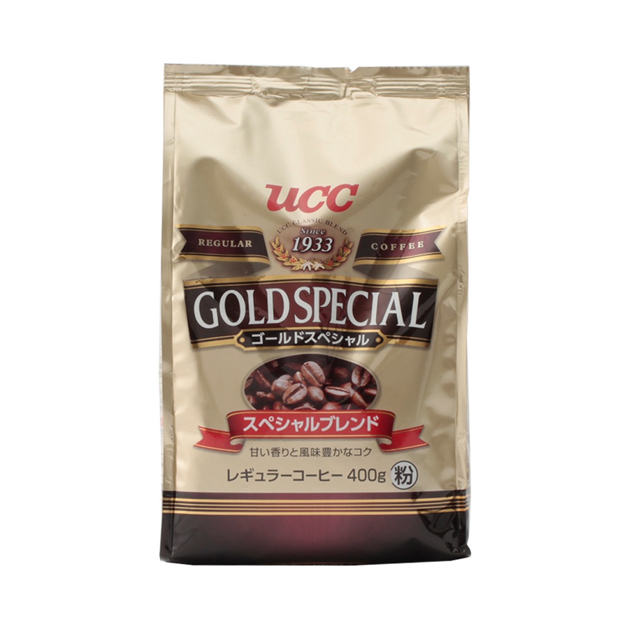 ucc 上岛咖啡 黄金奢华原味咖啡粉 400g