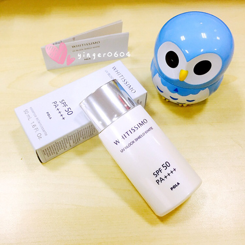 皙白清透防晒霜 spf50 pa     pola 宝丽