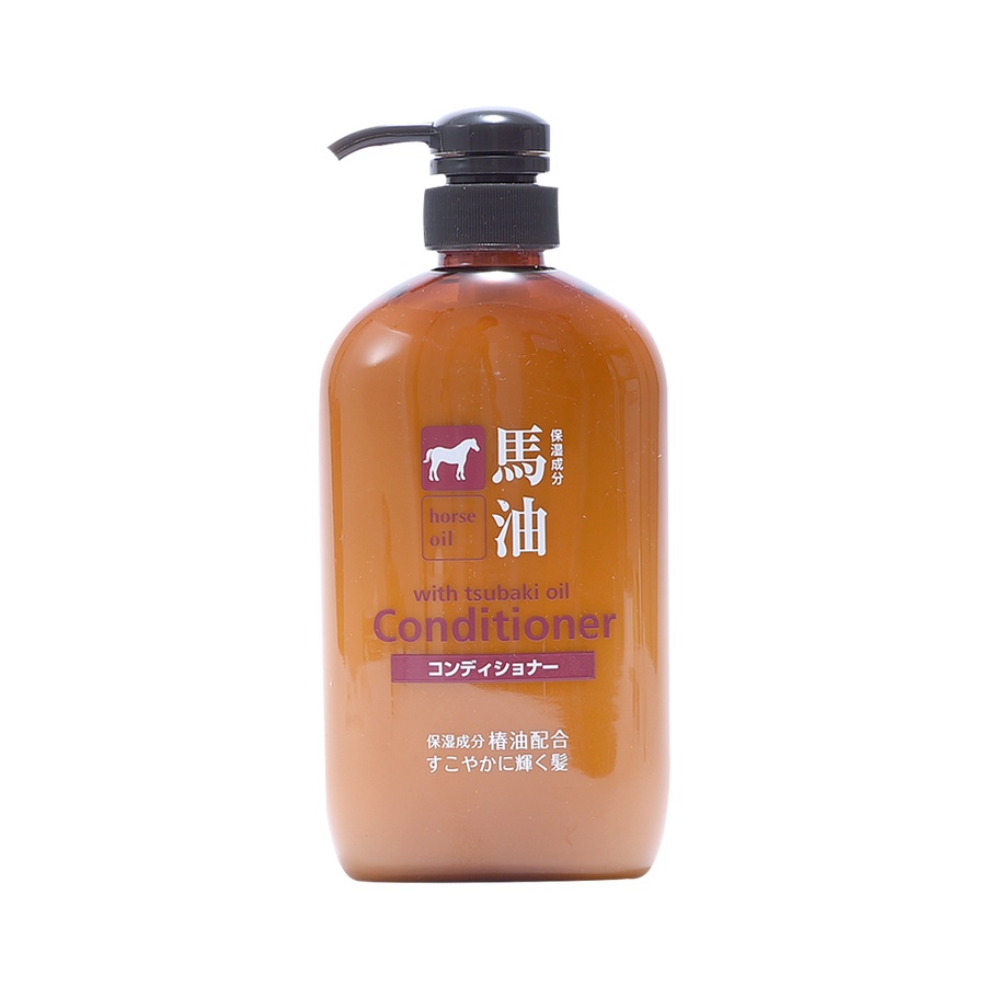 KUMANOYUSHI 熊野油脂 弱酸性马油护发素 600ML