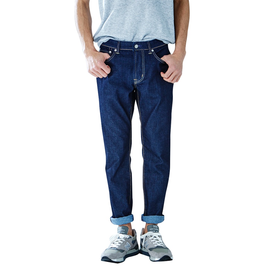 edwin e standard修身锥形牛仔裤 靛蓝色 27