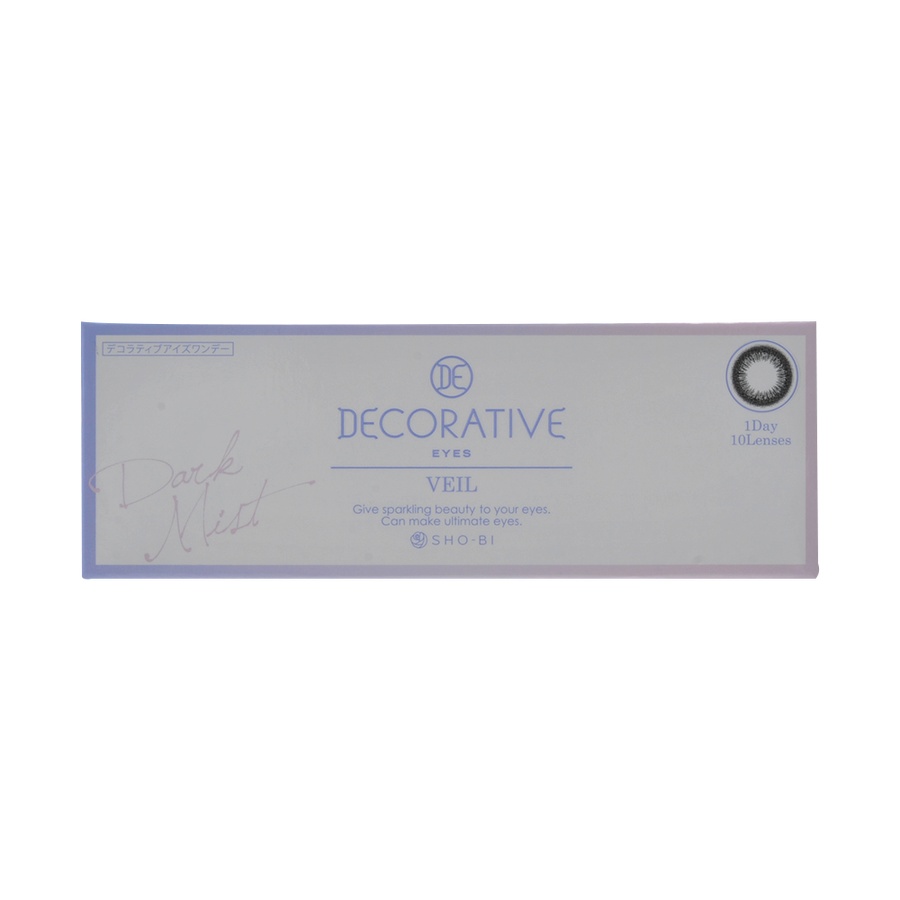 DECORATIVE EYES VEIL系列日抛型美瞳 DARK MIST 10枚 ±0.00