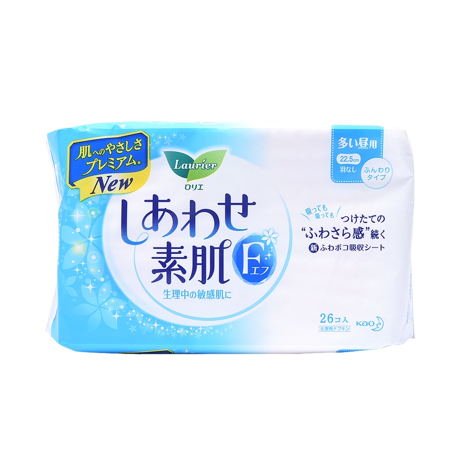 Laurier 乐而雅 F系列卫生巾 量多日用 无侧翼 22.5CM*26片