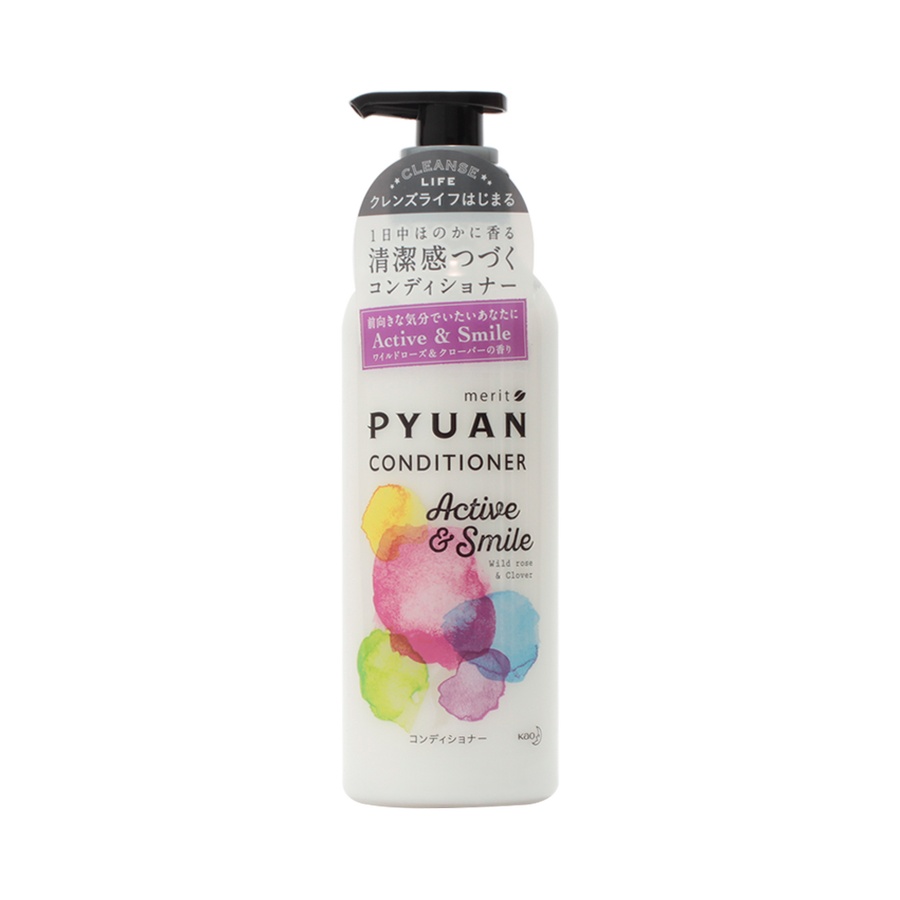 KAO 花王 MERIT PYUAN护发素 玫瑰&四叶草 425ml