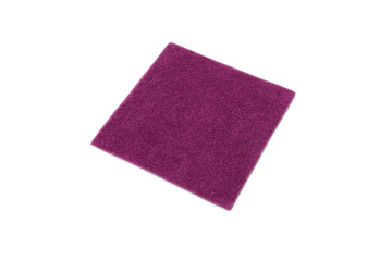 自营hippopotamus 今治 小方巾手帕素面 黑醋栗色