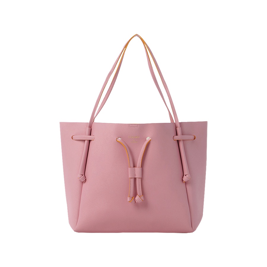 自营& chouette 抽绳托特包 婴儿粉