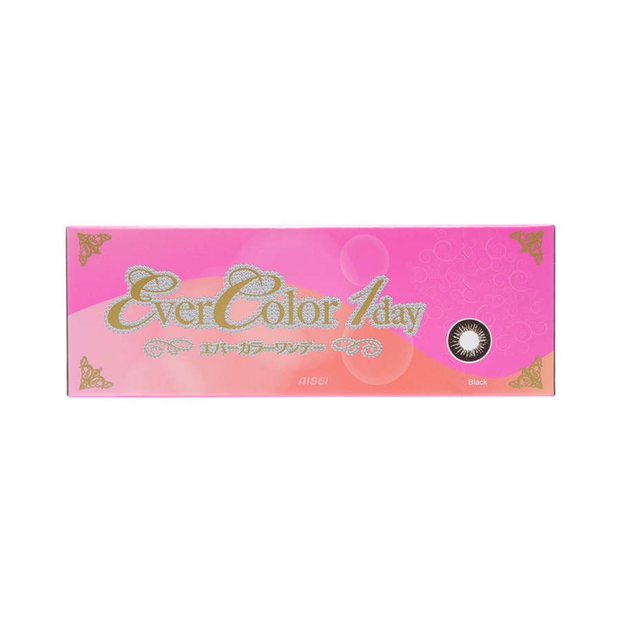 EverColor 日抛型美瞳 10片装 Pure Black -4.25