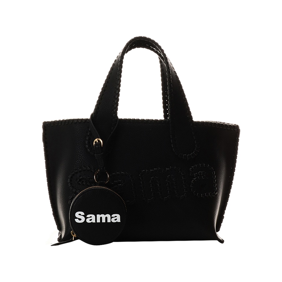 Samantha Thavasa 简约手提包 小款 黑色