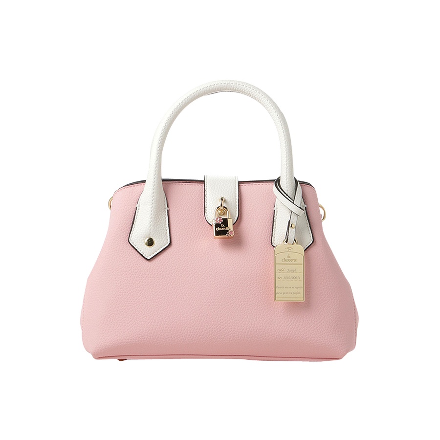 & chouette 新春少女风粉嫩单肩包 s 粉色