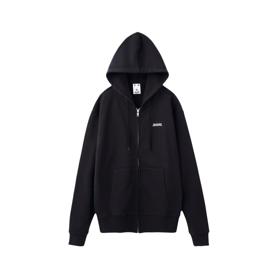 自营x-girl logo连帽卫衣 黑色 1