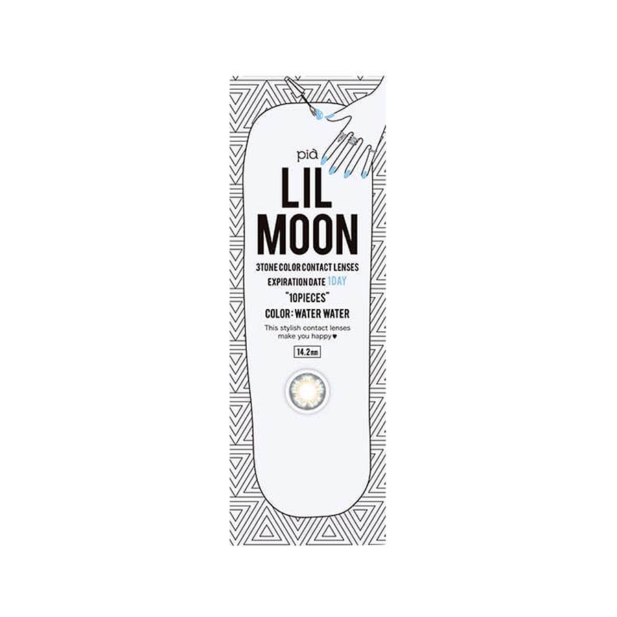 LILMOON 日抛型美瞳 蓝灰色 10枚装 -4.75