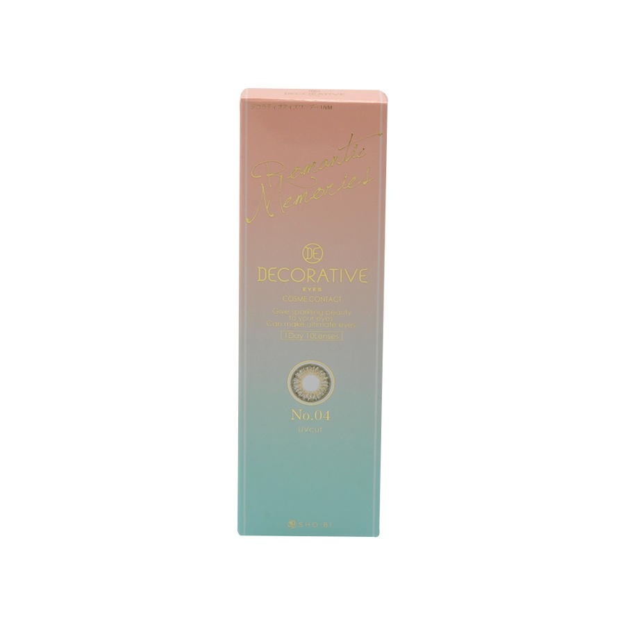 DECORATIVE EYES 日抛型美瞳 No.04 10枚 ±0.00