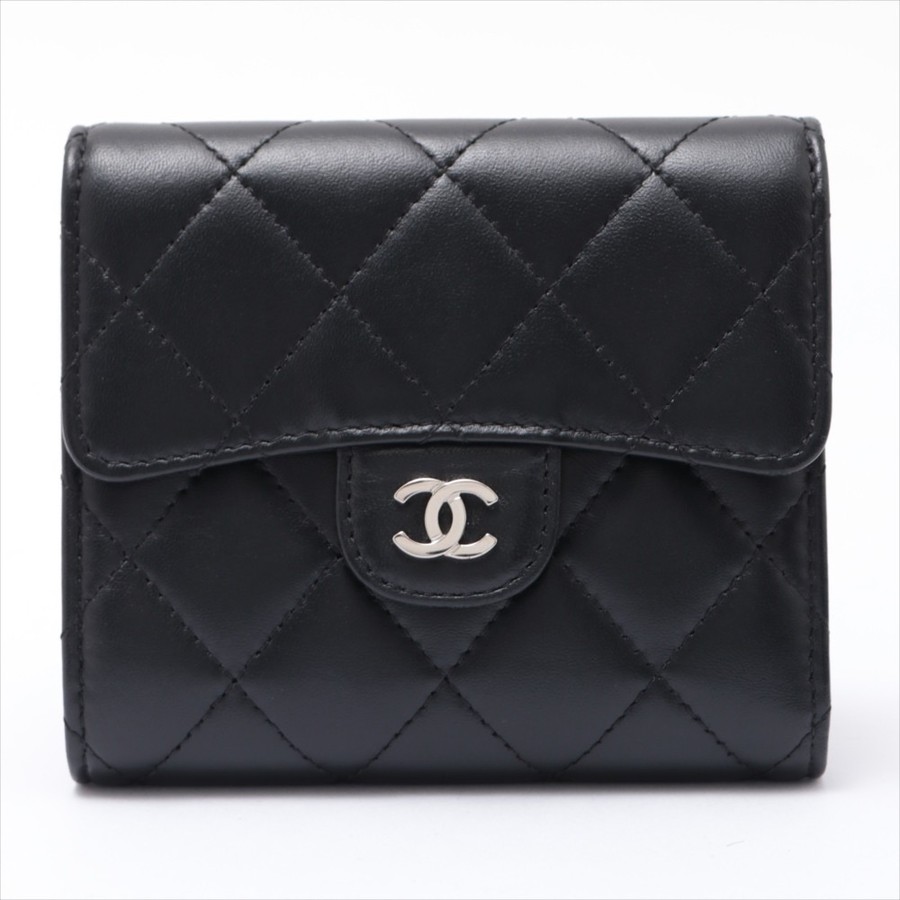 chanel 香奈儿matelasse系列三折钱包