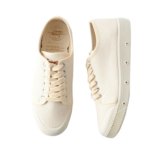 spring court 女士款原色帆布鞋 白色 38