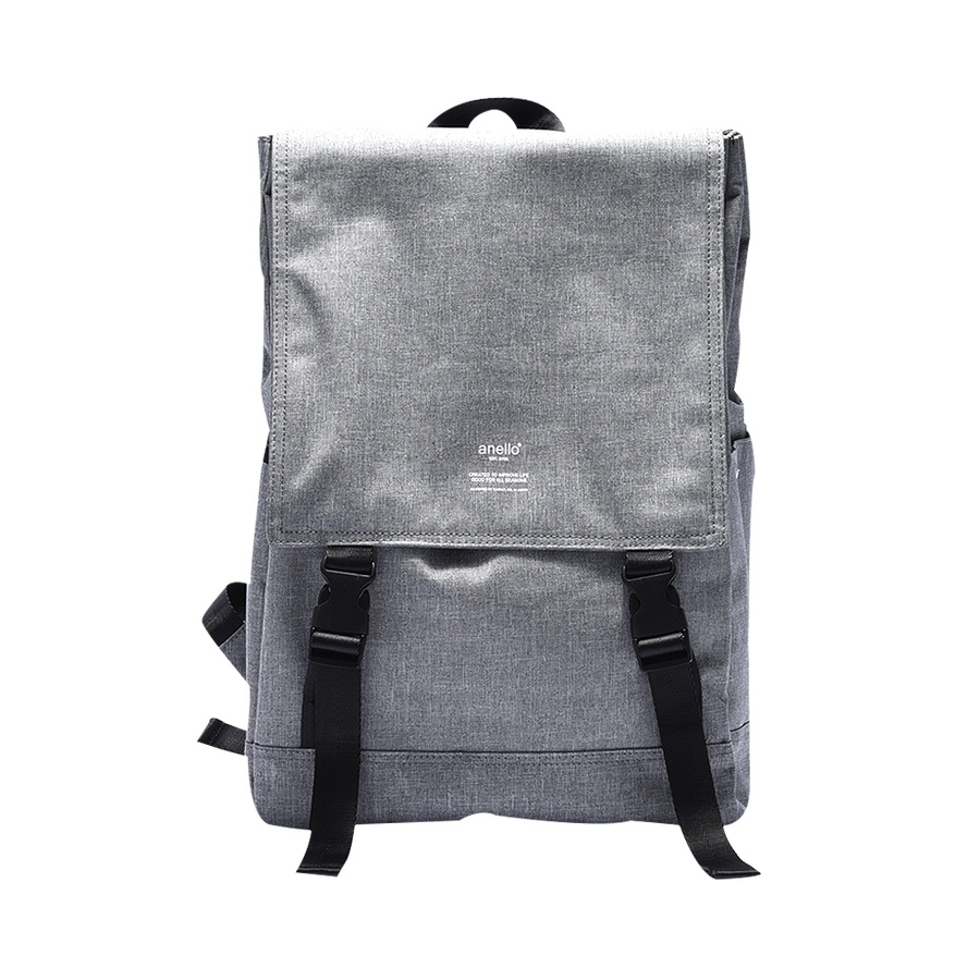 anello 石楠色系聚酯纤维户外风格双肩包 灰色