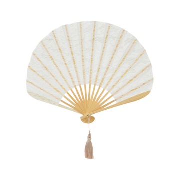 自营francfranc 扇子 蕾丝 1把 白色