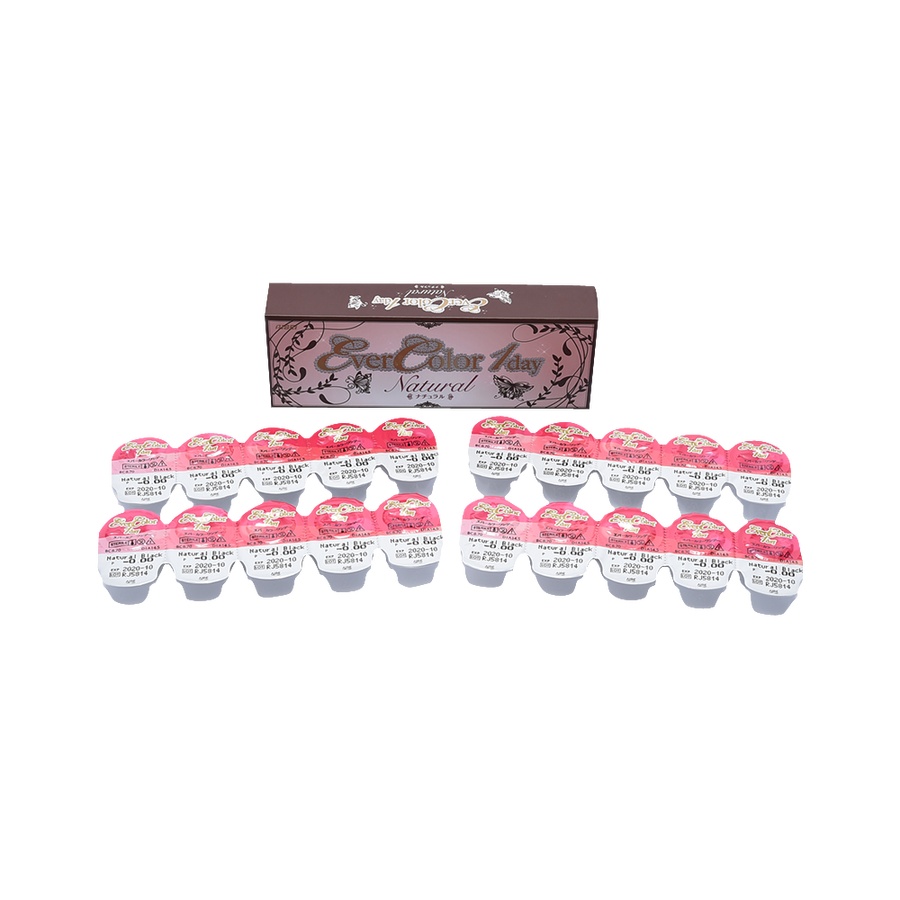 EverColor 日抛型美瞳 自然黑 20片装 -0.50