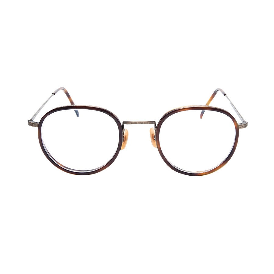自营鲭江collection 眼镜 波士顿高级款 茶色 0度