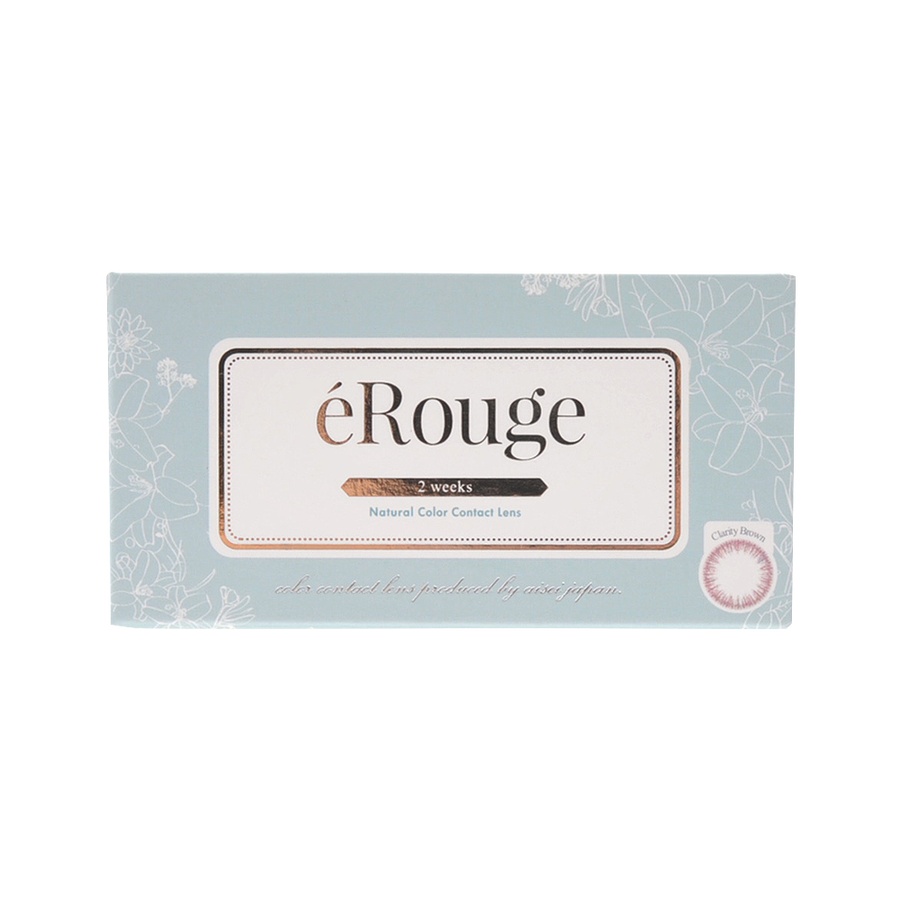 eRouge 2周抛型美瞳 6片装 Clarity Brown -0.50
