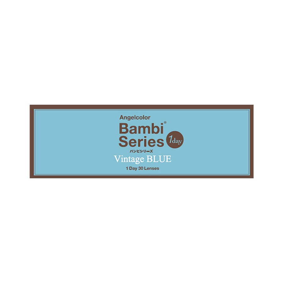 AngelColor Bambi系列日抛型美瞳 复古蓝色 30枚 ±0.00