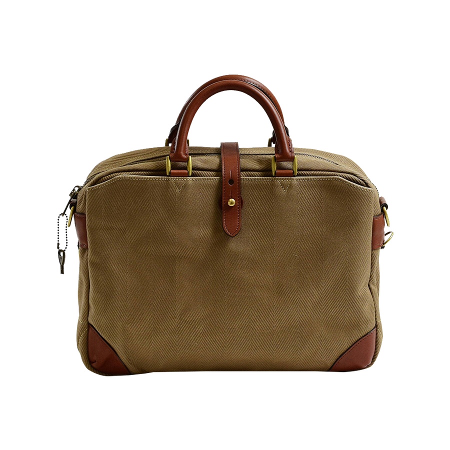 自营silver lake club 海力蒙a4公文包a 卡其色