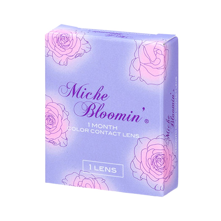 Miche Bloomin 月抛美瞳 Glossy Ash 2枚 ±0.00