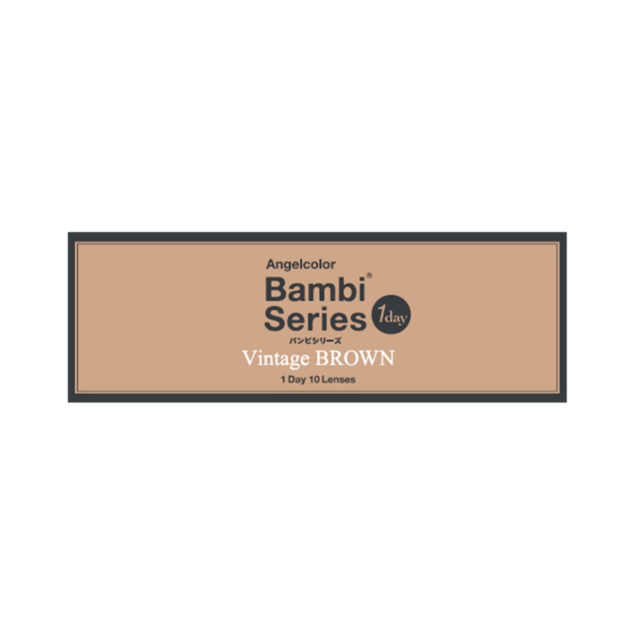 AngelColor Bambi系列日抛型美瞳 复古棕色 10枚 -0.75