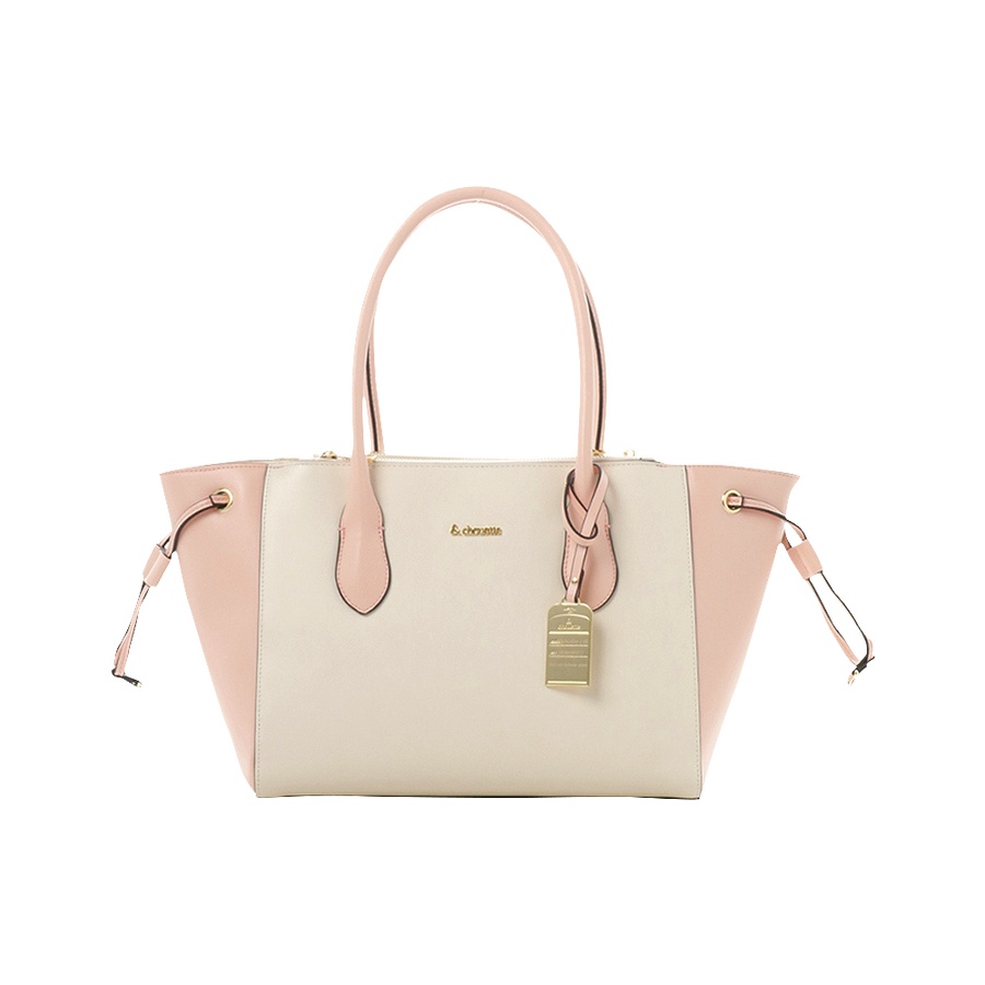 自营& chouette 双侧粗绳手提包 粉色 m
