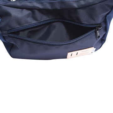 自营anello 船型涤纶单肩包 藏青色