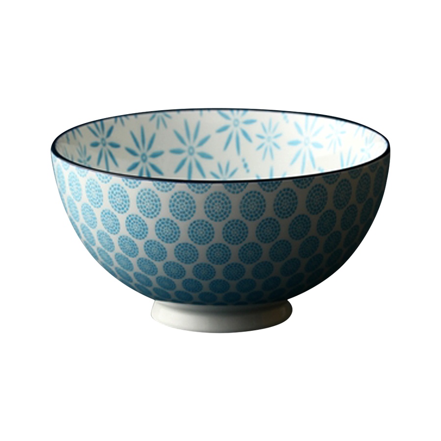 自营francfranc 海碗 浅蓝色图案