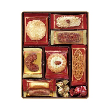 自营akaibohshi 红帽子 精美点心礼盒 黄色 146g