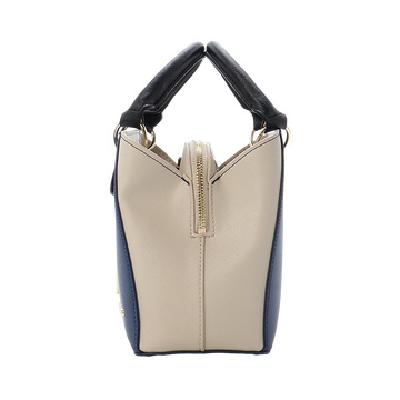 & chouette 双色新款翻盖柔软手提包 小号 海军蓝