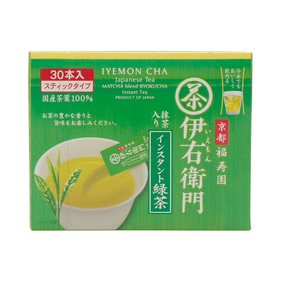 ujinotsuyu 宇治之露 伊右卫门 速溶抹茶绿茶 30袋