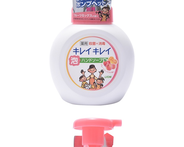 自营lion 狮王 植物洁净泡沫按压式洗手液 果香 250ml