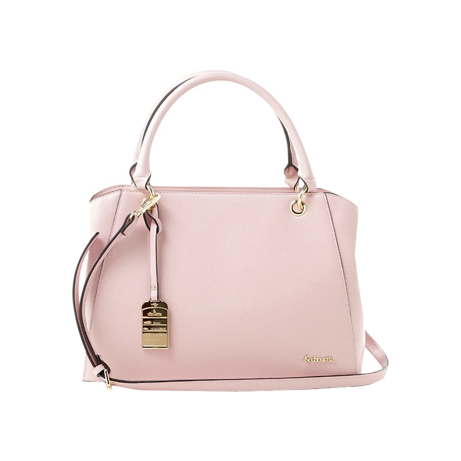 & chouette 纯色单肩手提包 中号 粉色