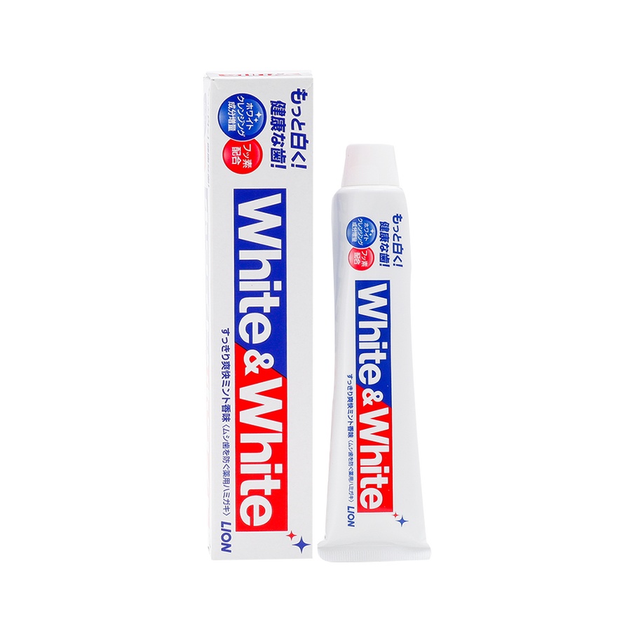 LION 狮王 White&White特效美白牙膏 150g