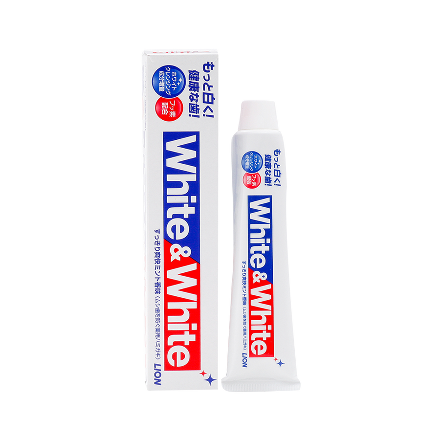 LION 狮王 White&White特效美白牙膏 150g