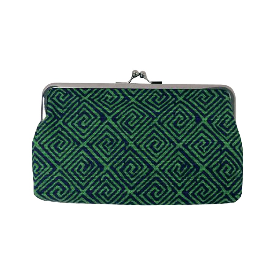 kaya 日式祥瑞图案 长款口金包 雷纹