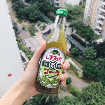 自营kimura 木村饮料 静冈富士山抹茶苏打碳酸汽水 240ml