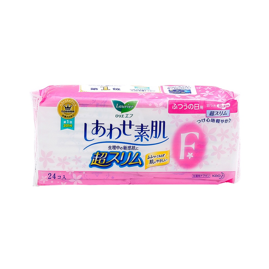 Laurier 乐而雅 超薄F系列日用卫生巾 20.5CM*24片