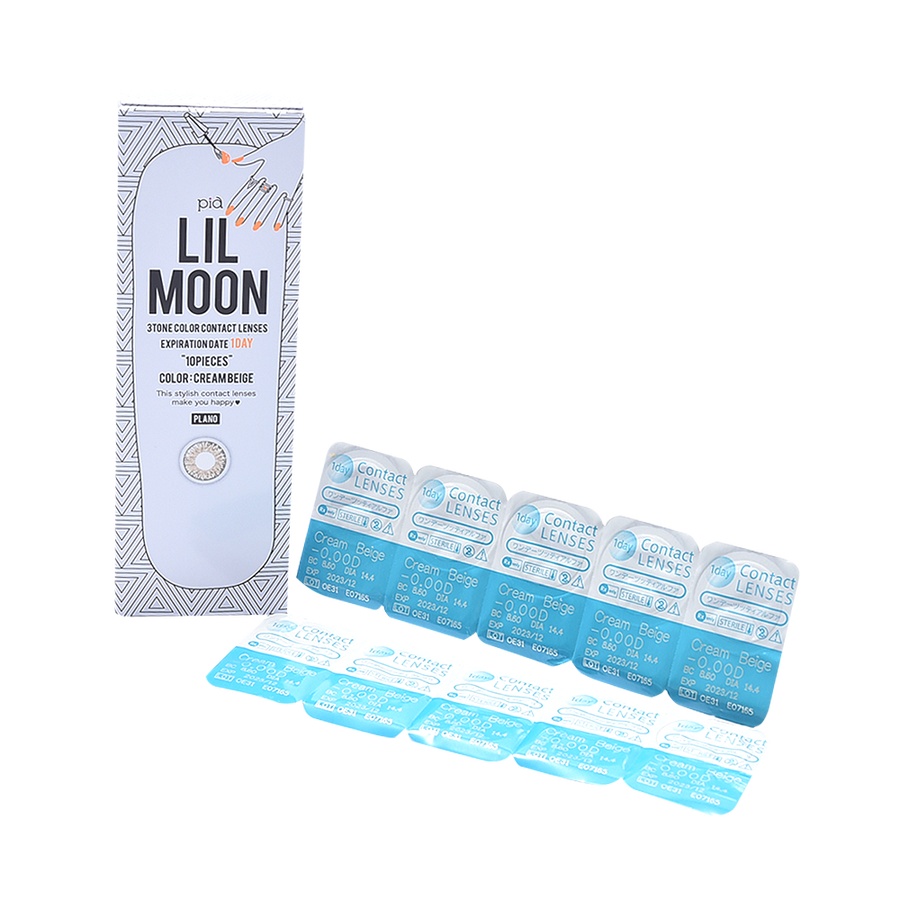 LILMOON 日抛型美瞳 浅咖啡色 10片装 -0.50
