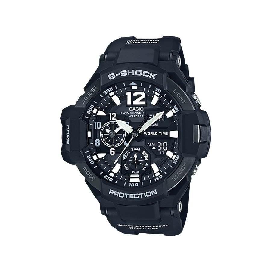 自营casio 卡西欧 g-shock系列 手表 电子登山运动男表 ga-1100-1ajf