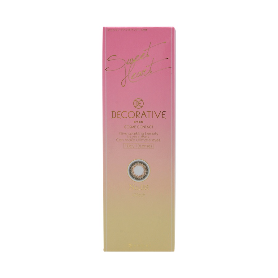 DECORATIVE EYES 日抛型美瞳 No.03 10枚 ±0.00