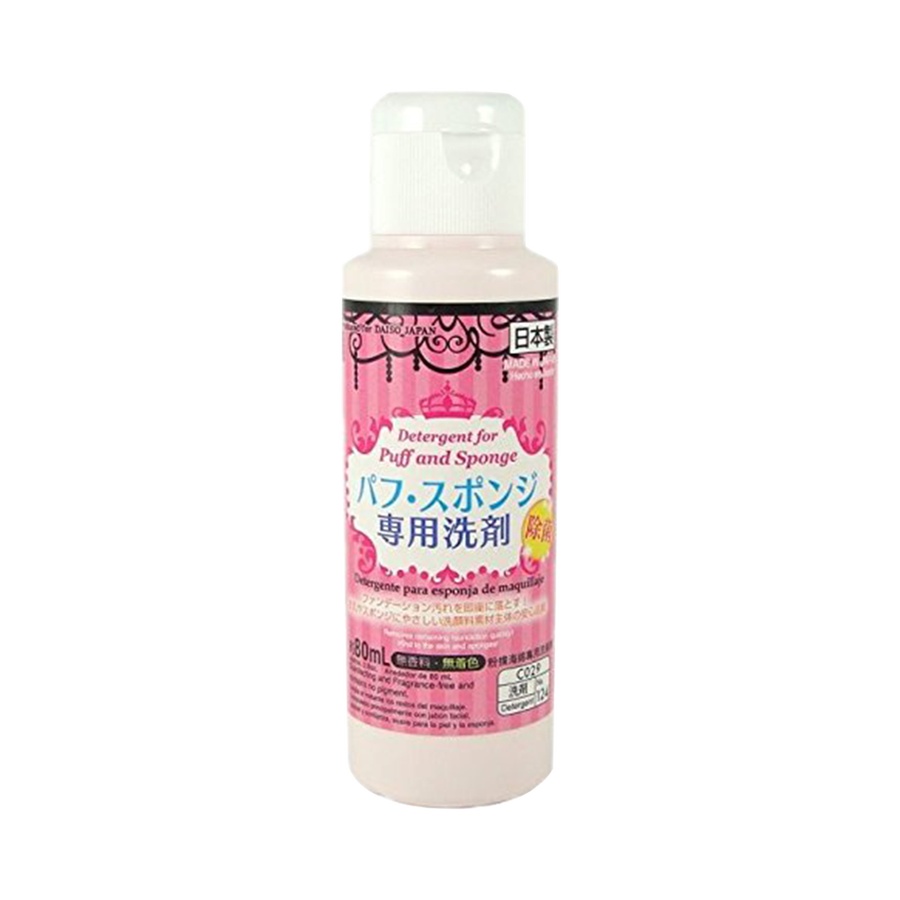 DAISO 大创 粉扑&化妆海绵专用清洗剂 80ml