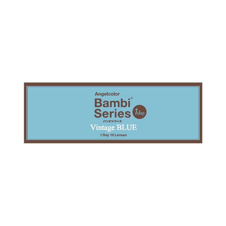 AngelColor Bambi系列日抛型美瞳 复古蓝色 10枚 -4.25