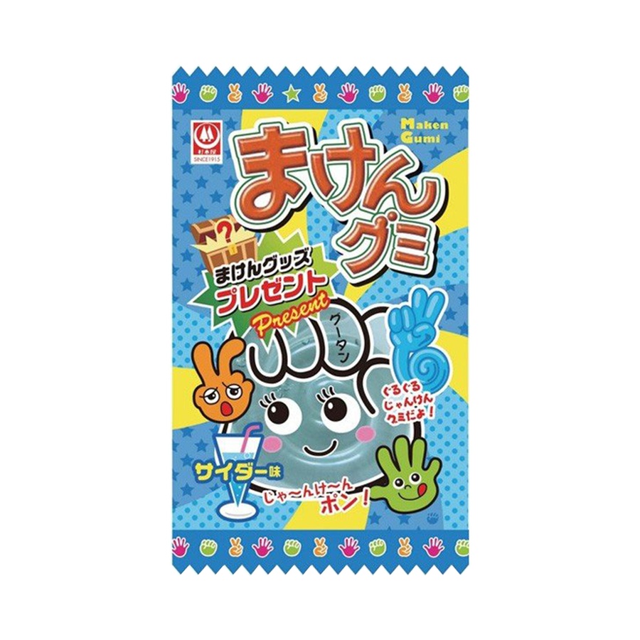 SUGIMOTOYASEIKA 杉本屋制果 石头剪刀布形状猜拳软糖 苏打味 15g