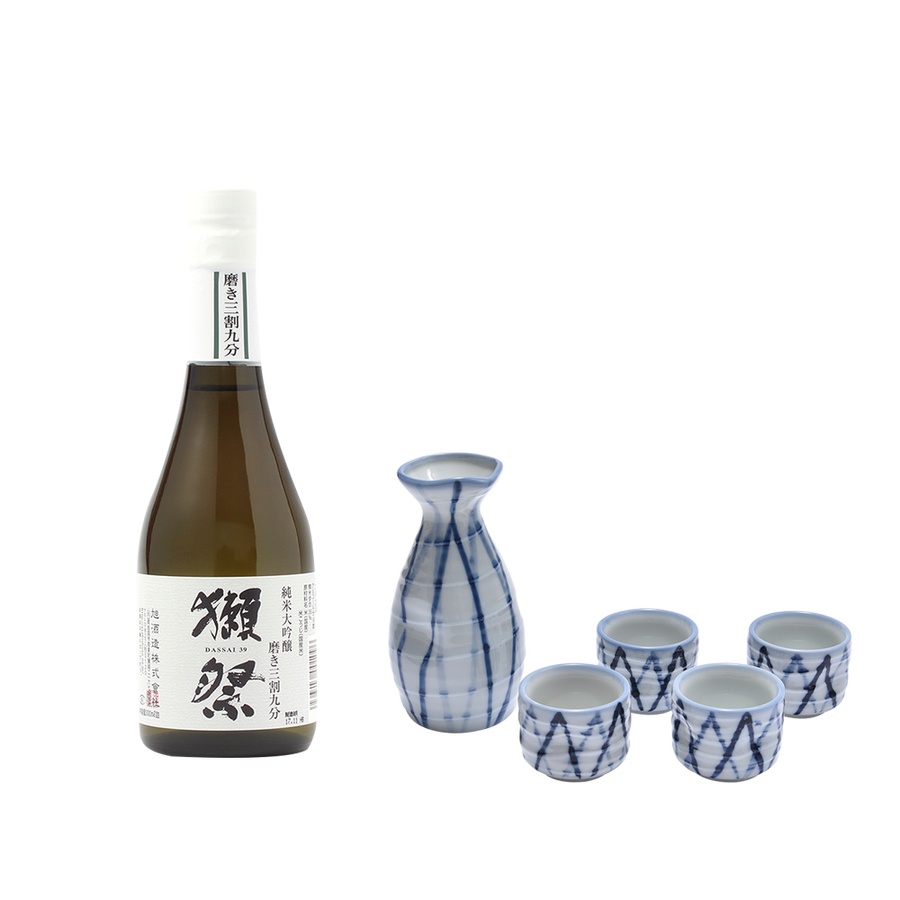 dassai 獺祭 純米釀造日本酒 三割九分 酒壺清酒組合(一珍十草)