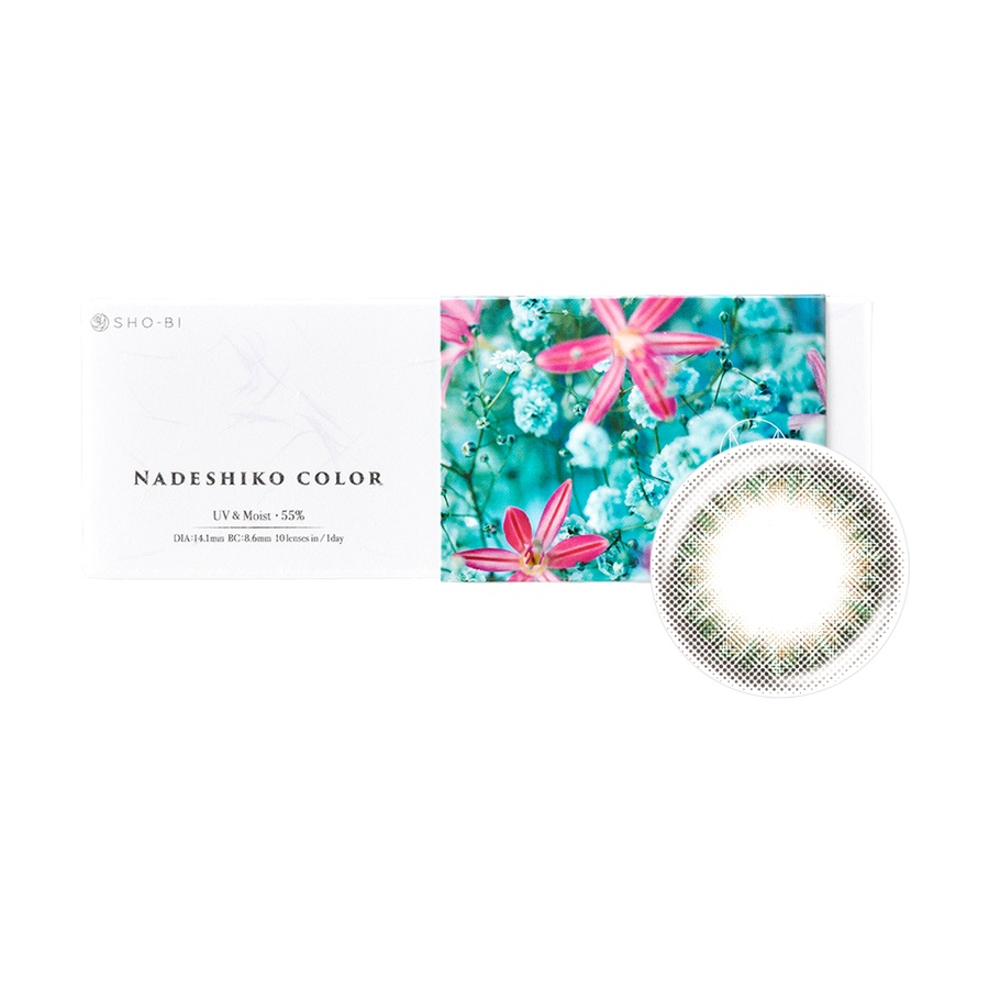 NADESHIKO COLOR 水润日抛美瞳 GREEN梦幻绿 -4.50 10片