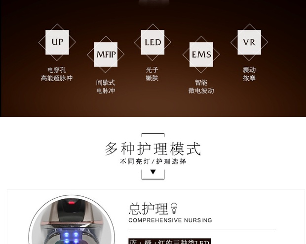 Artistic Codr Arrivo Zeus宙斯第五代导入射频美容仪 Artistic Co生活电器个护电器 豌豆公主